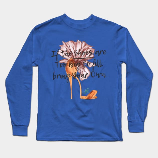 Big Shoes Long Sleeve T-Shirt by LibrosBOOKtique